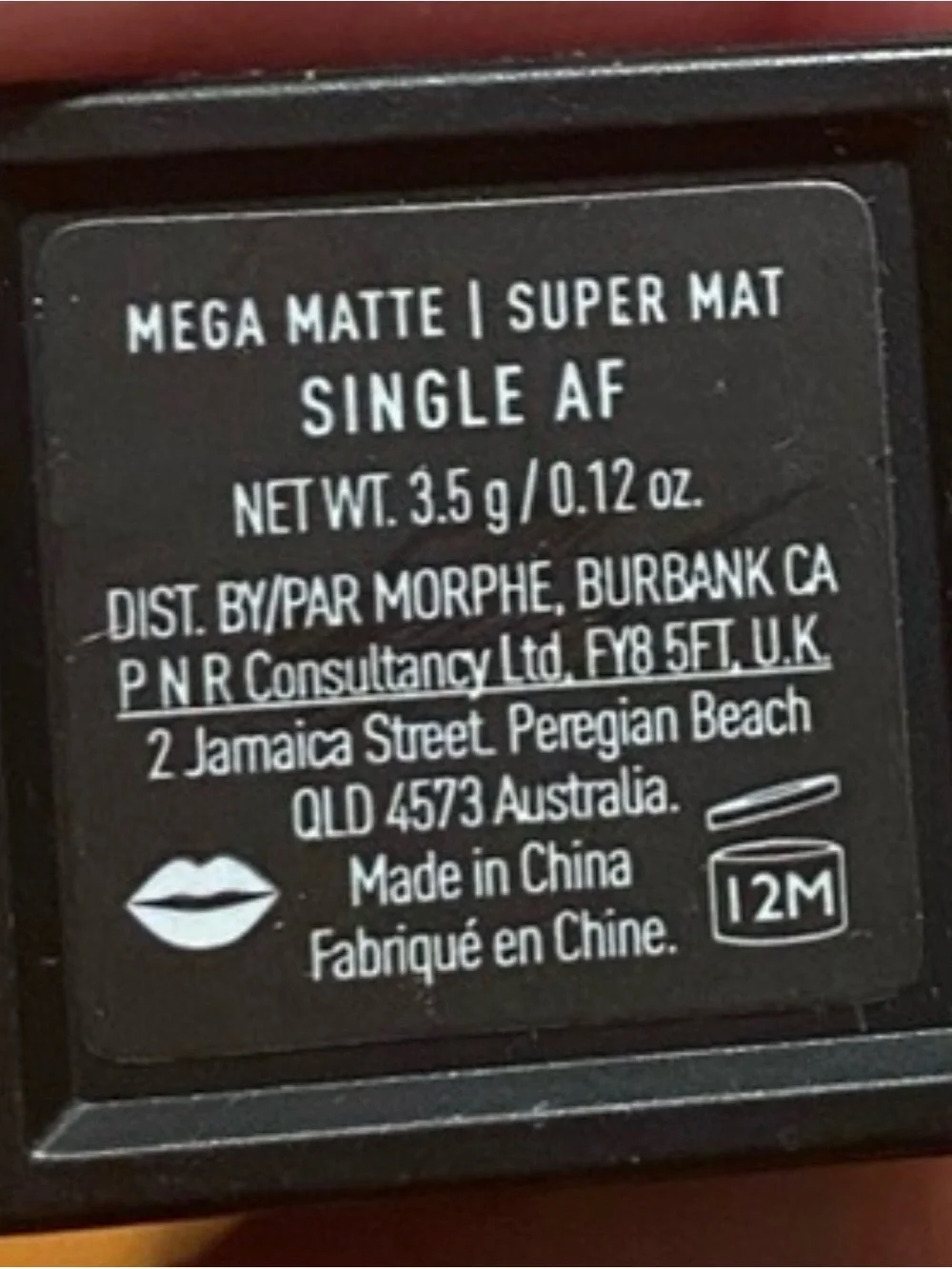Morphe Mega Matte Lipstick Single AF Rose Nude Full Coverage 3.5g‎ 0.12oz New